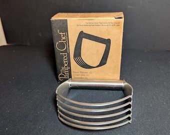 Pampered Chef Pastry Blender / Cutter Stainless Steel 5 Blades #1680 NEW in BOX