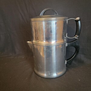 Vintage Lifetime Drip-o-lator 10 Cup Coffee Pot Maker Stainless Steel  Farmhouse Kitchen Camping Motor Home 4 Piece - Etsy
