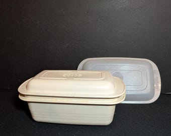 Vintage Tupperware Ultra 21 Ovenware Set of 2 2 Qt Loaf Pan