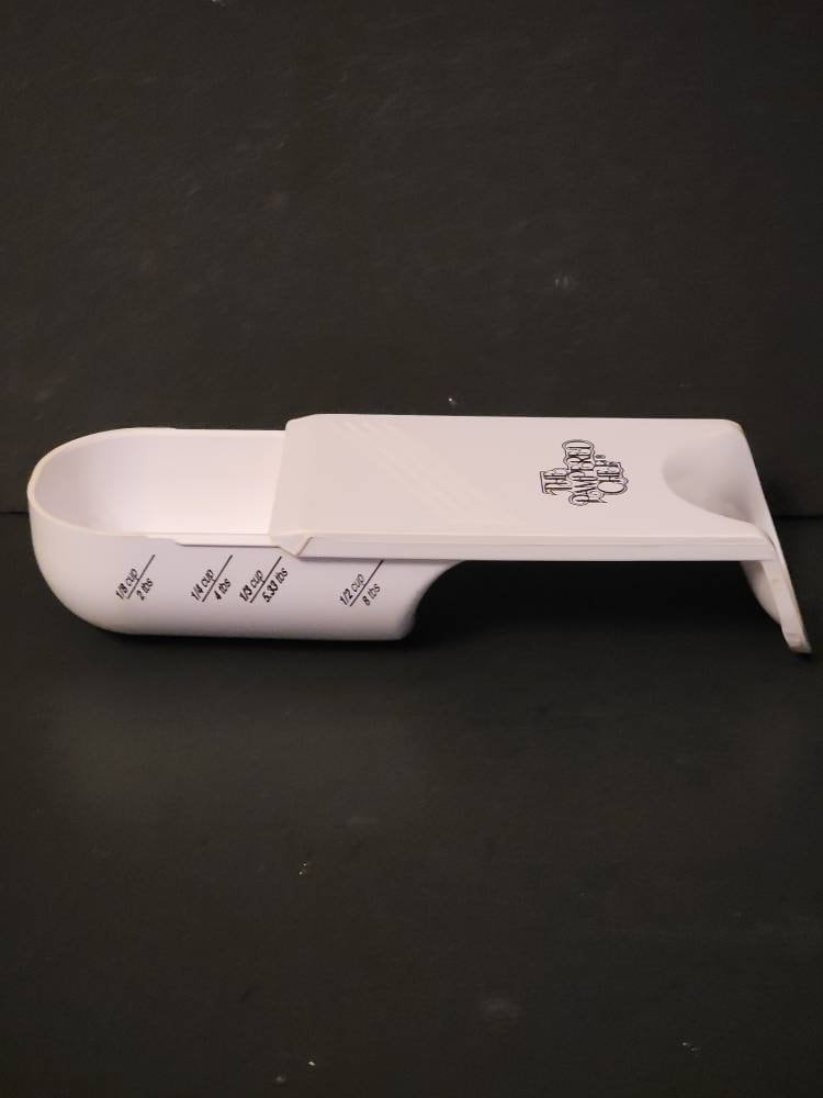 Vintage Pampered Chef Adjustable Sliding Measure 1/8 Cup 1/2 