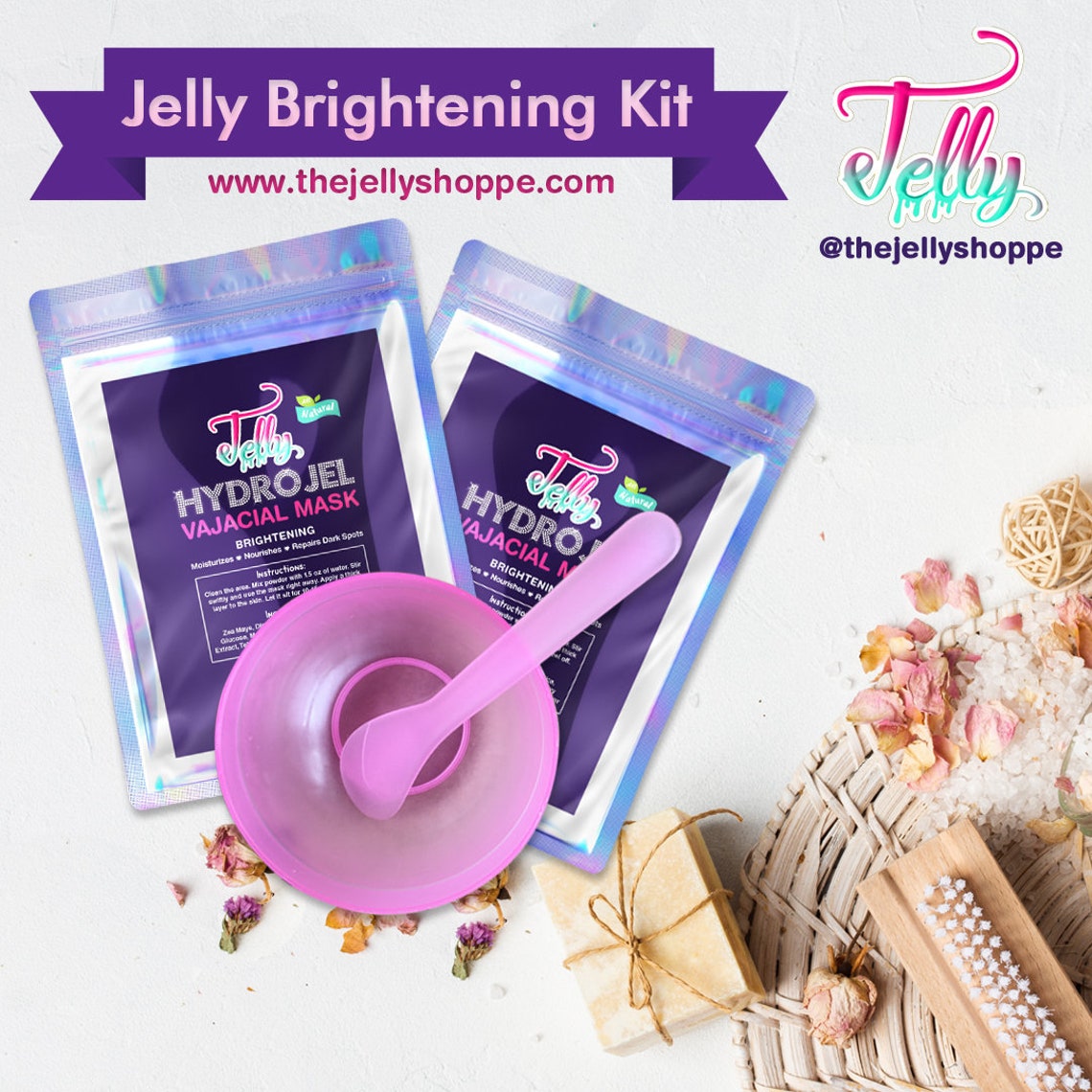 Brightening Hydrojel Vajacial Jelly Kit Etsy UK