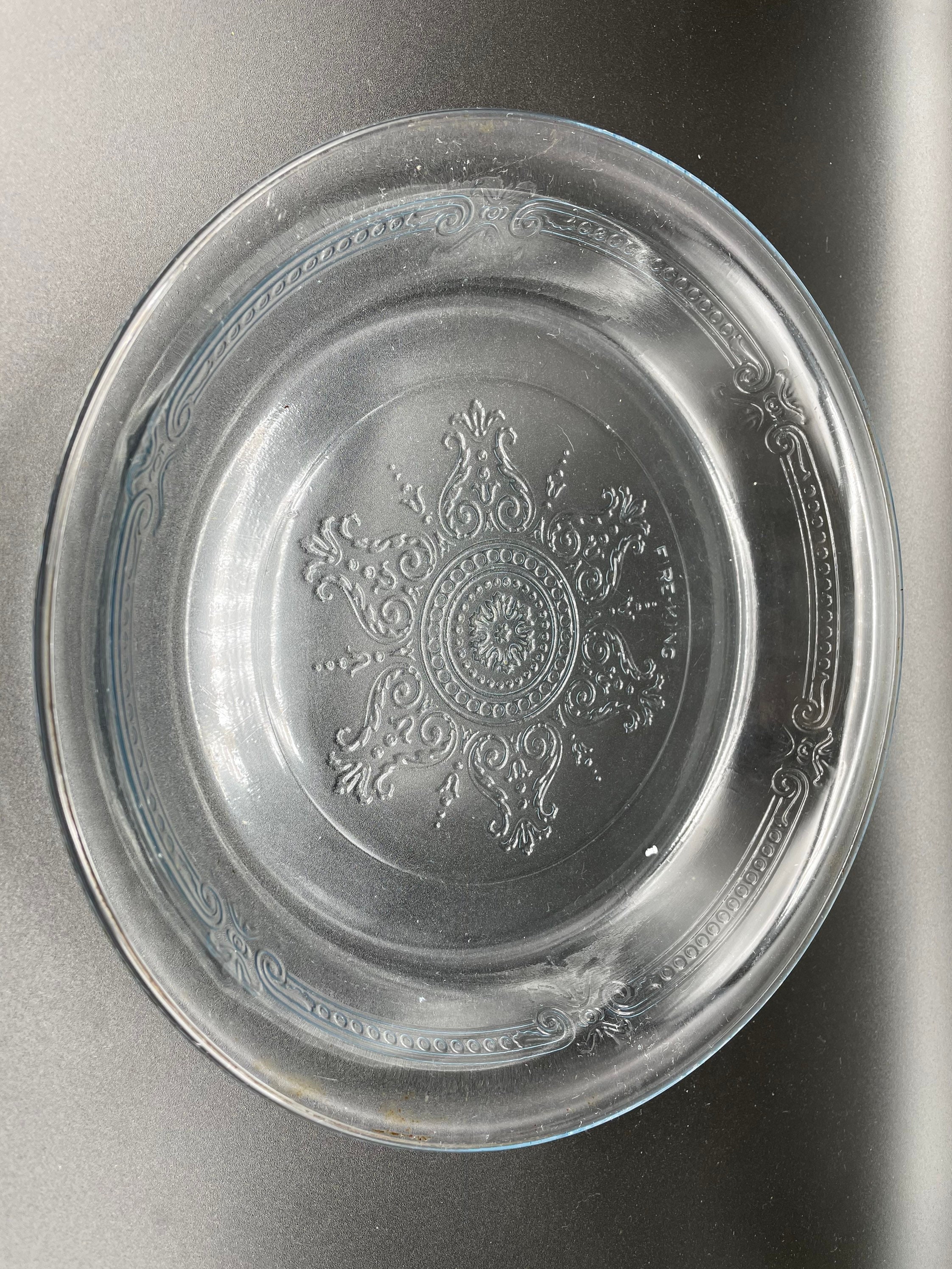 Vintage Fire King Sapphire Blue Glass Pie Plate 8 Inch Pie Etsy