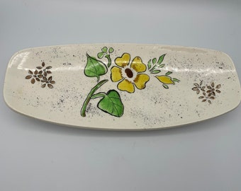 Jewelry Tray with Colorful Flower, Trinket Dish, BohoTheme Decor