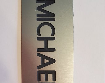 Name Plate for Office Desk or Door 2"X8" Sign Plaque Personalization Engraved,MH