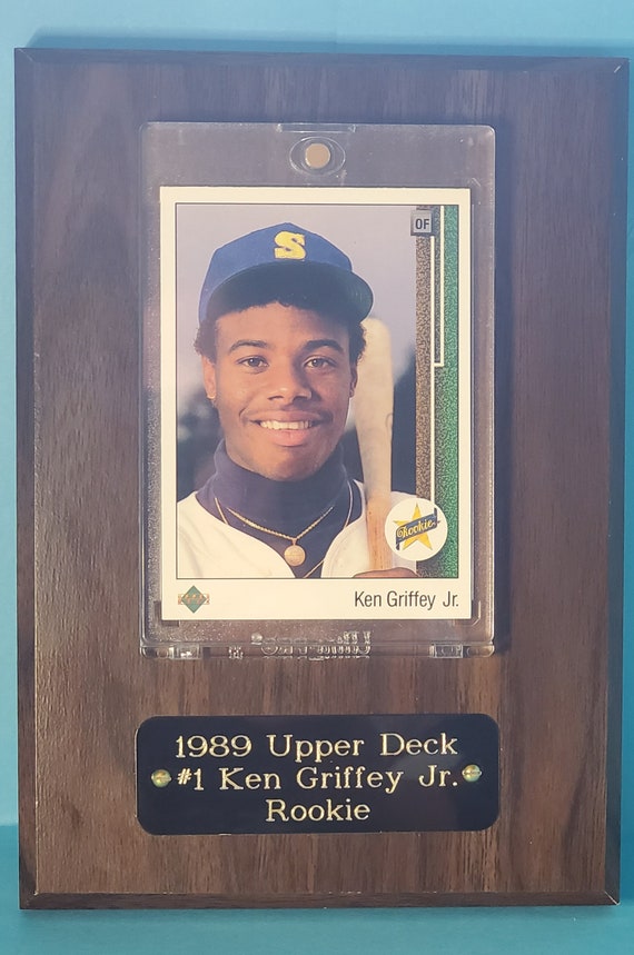 Personalized Sports Trading Card Display Case: Walnut Wood & Acrylic, Free  Engraving - Etsy Canada