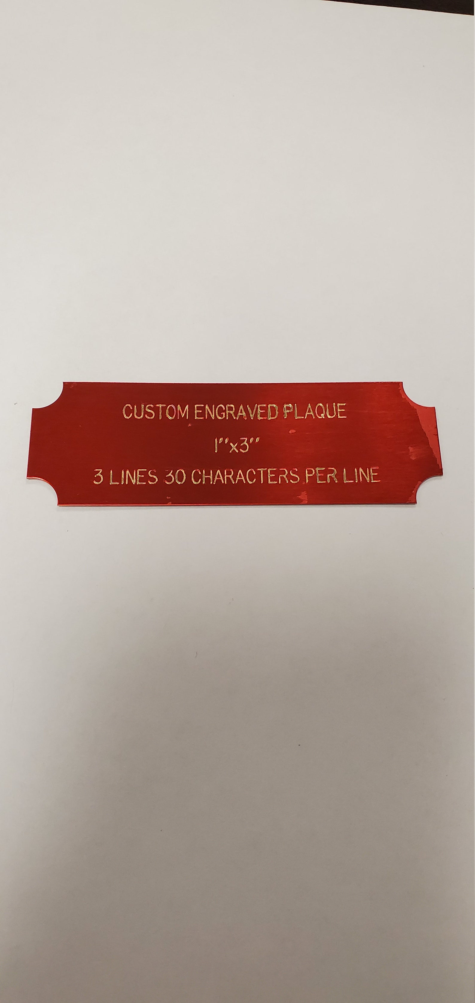 Custom Engraved Brass Plaque Personalized Name Plate Etsy