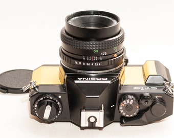 COSINA CT1G COSINON-S 50MM F2 COSINA Ct1gfilm Camera With COSINON