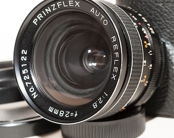 PRINZFLEX 28 mm f/2.8 Weitwinkel-Objektiv - M42-Schraubfassung