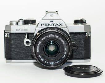 ペンタックス PENTAX ASAHI MX 1:1.7 50mm Pentax MX Chrome 35mm Camera w/ 50mm f1.7 Prime Lens -New Seals- [EXC]