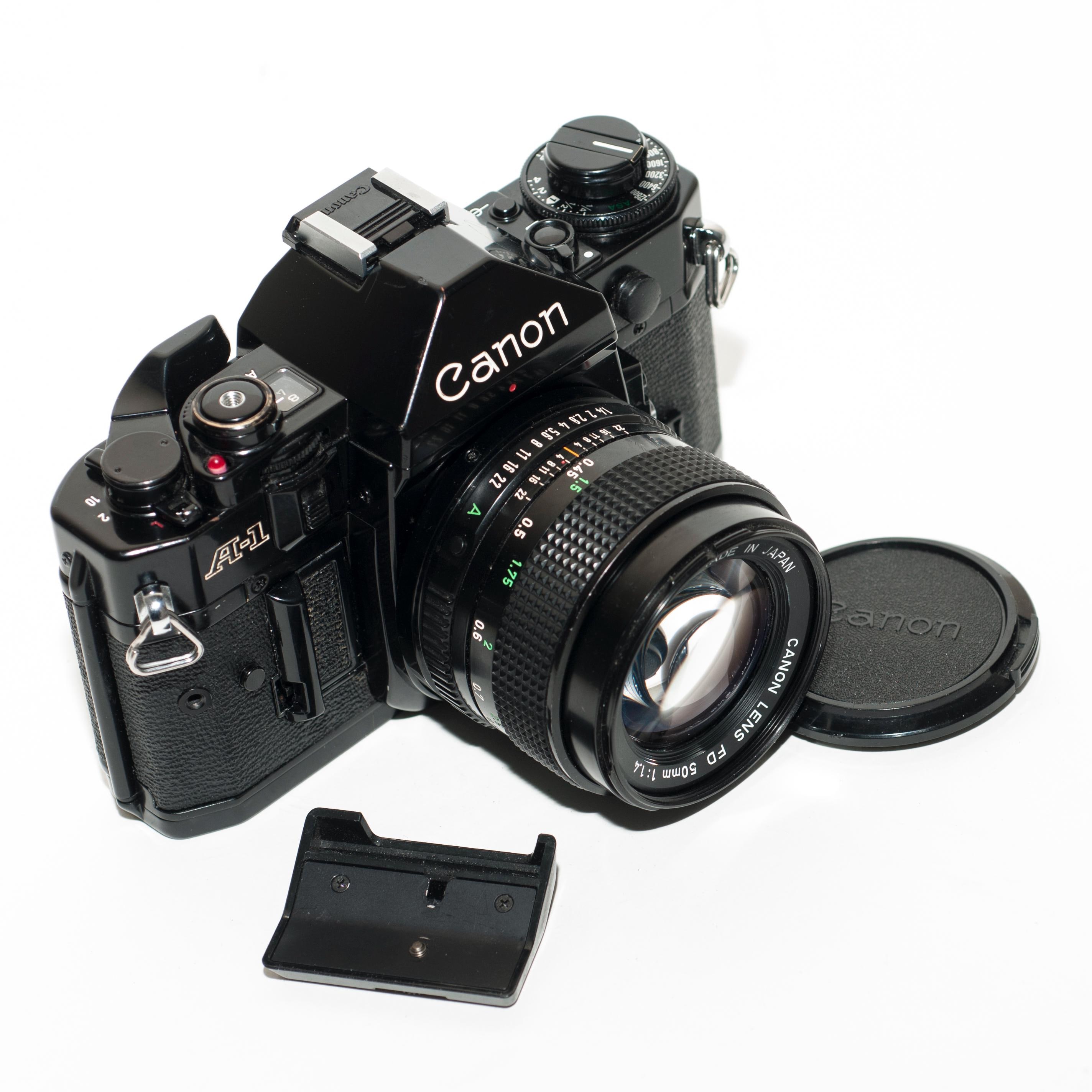 Canon A-1 Film Camera With 50mm F/1.4 Lens - Etsy