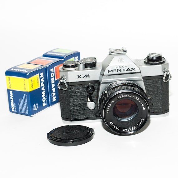 Pentax KM Film Camera: SMC 55mm F/1.8 Lens, 3 Films - Etsy Israel