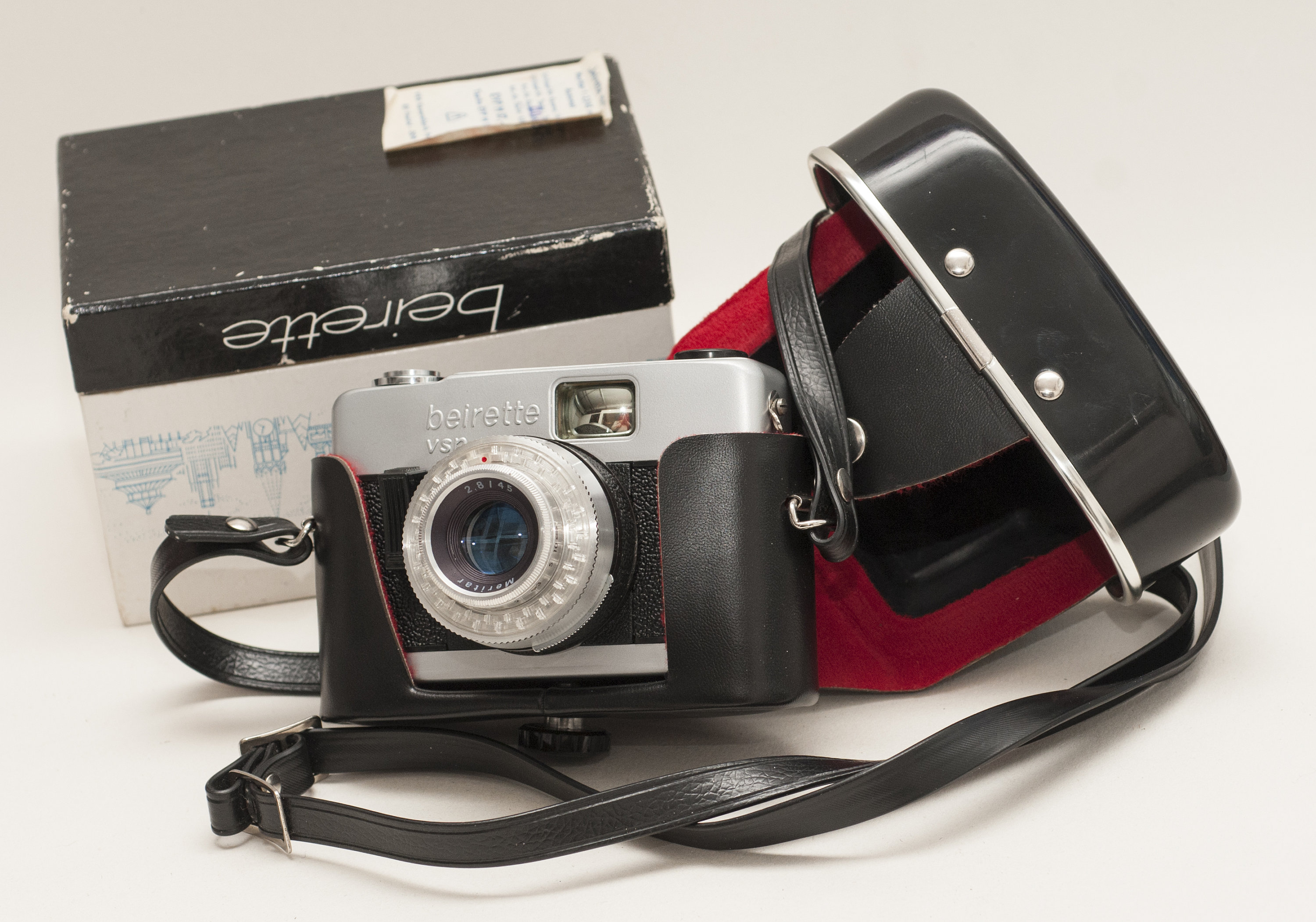 Beier Beirette VSN Film Viewfinder Camera DDR Meritar 2.8/45