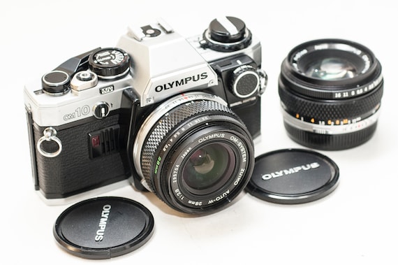 Olympus OM 10 With Manual Adapter and 2 Zuiko Lenses 50 Mm - Etsy