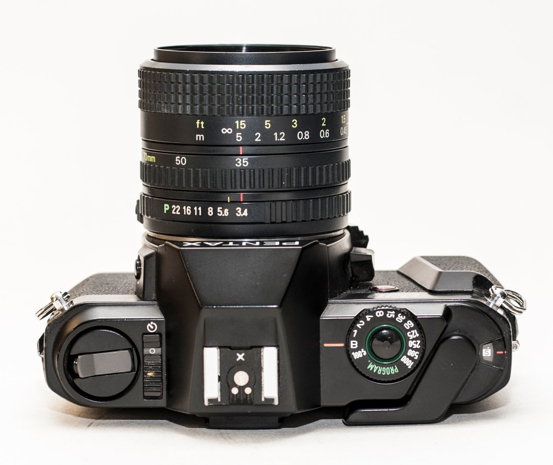 Pentax P30 film camera with 3570 mm f/3.44.5 RIKENON P lens Etsy