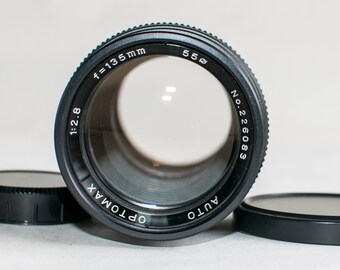 M42ネジマウント OPTOMAXレンズ 135mm f2.8 - Etsy 日本