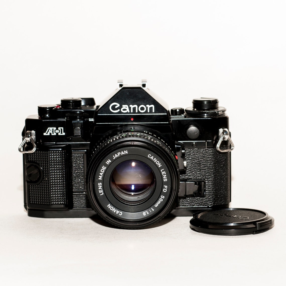 Canon A-1 Vintage 35mm Film Camera with Canon FD 28mm f/2.8 Lens, photo 4 of 5
