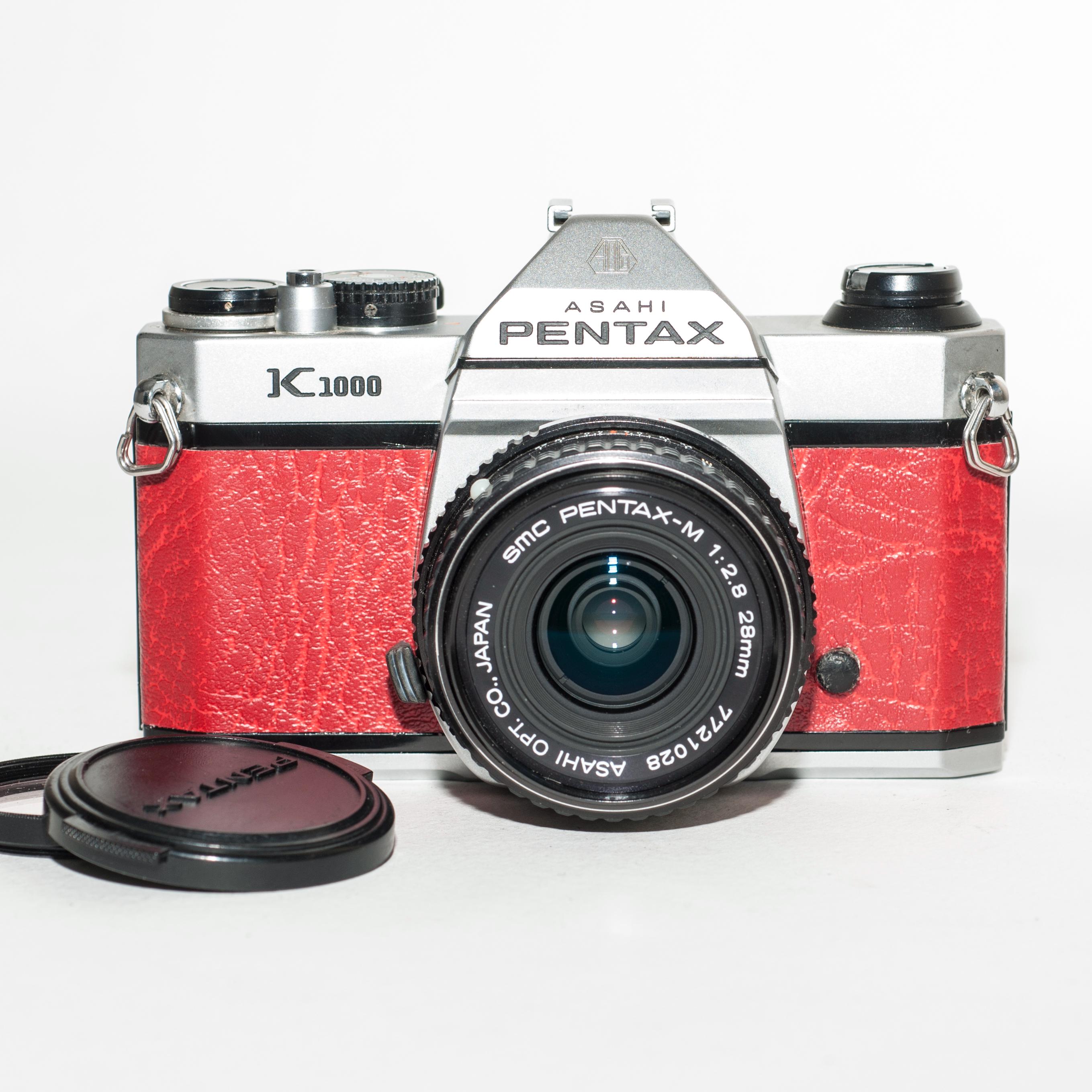 Pentax K1000 With 28 Mm F/2.8 Lens. New Skin Refurbished. - Etsy