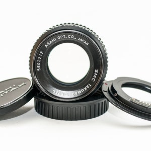Pentax Takumar 55mm f1.8 Lens: Canon EOS Adapter, Auto-Focus Chip