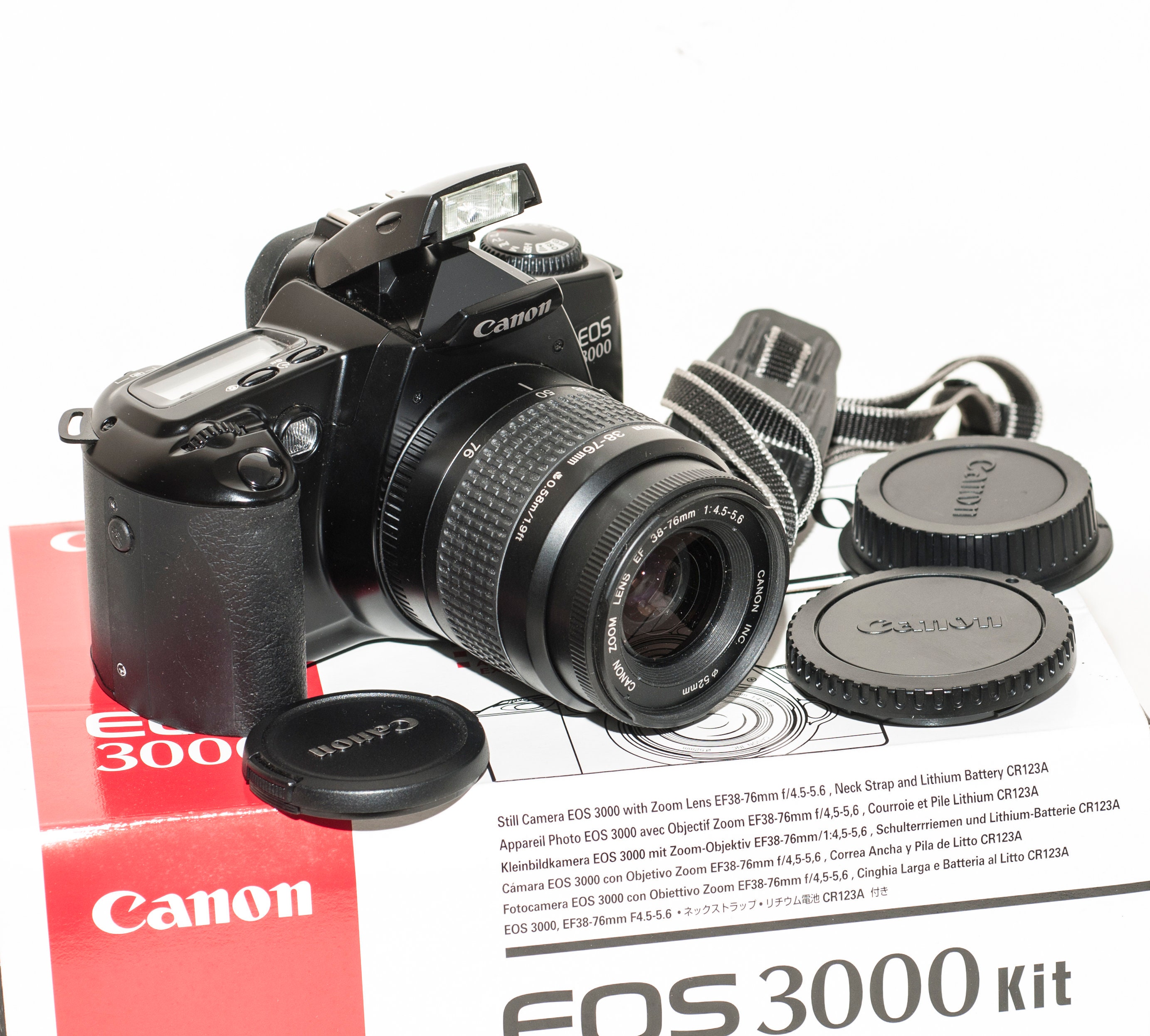 Canon Sony Camera Under 3000 Canon EOS 3000 WITH 38-76 Mm Lens And