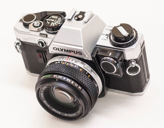 Olympus OM 10 With Zuiko 50 Mmf 1.8 Lens and Manual Adapter. - Etsy