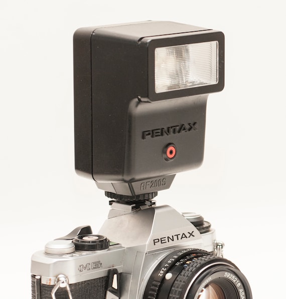 Pentax Hot Shoe Speed Flash AF 200 S With Case - NEW LIKE. - Etsy