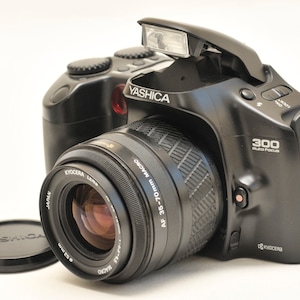 YASHICA 300AutoFocus with 35-70 mm f/3.3-4.5 lens.