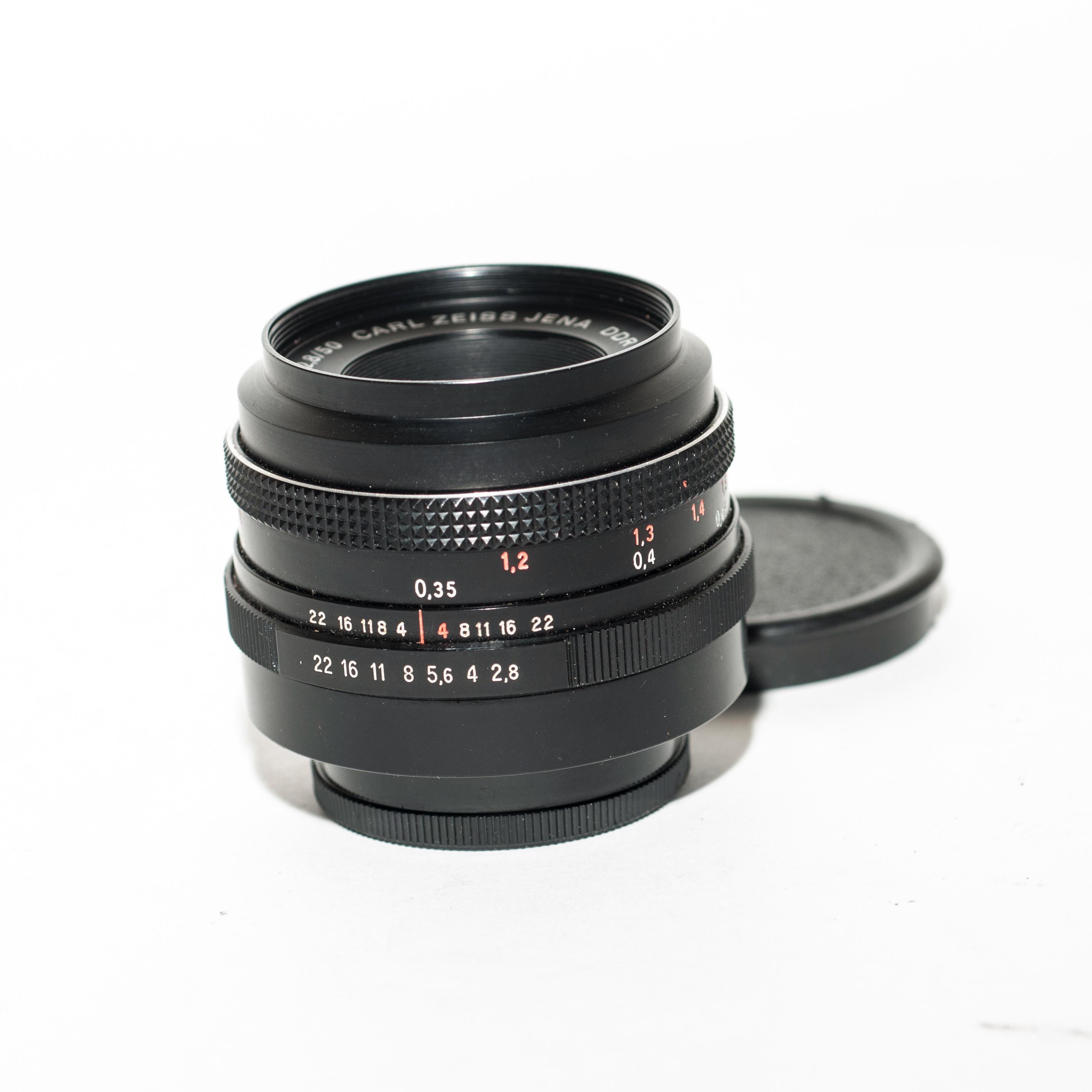 Carl Zeiss Jena TESSAR 50 Mm F2.8 Lens. - Etsy