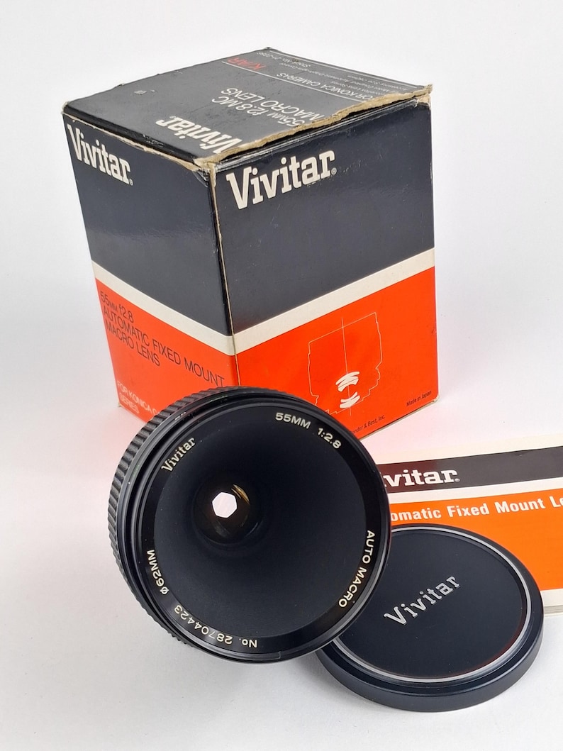 55mm F/2.8 VIVITAR MACRO Lens Konica K/AR Fitting - Etsy