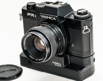 YASHICA FRI フィルムカメラ RTS共用ワインダー付き YASHICA FRI フィルムカメラ RTS共用ワインダー付き