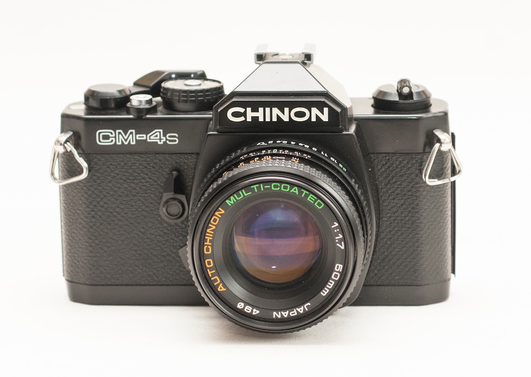 35 Mm Film Camera CHINON CM4 S With 50 Mm F/1.7 Chinon Lens EXCELLENT