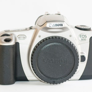 Canon EOS 300 film camera.