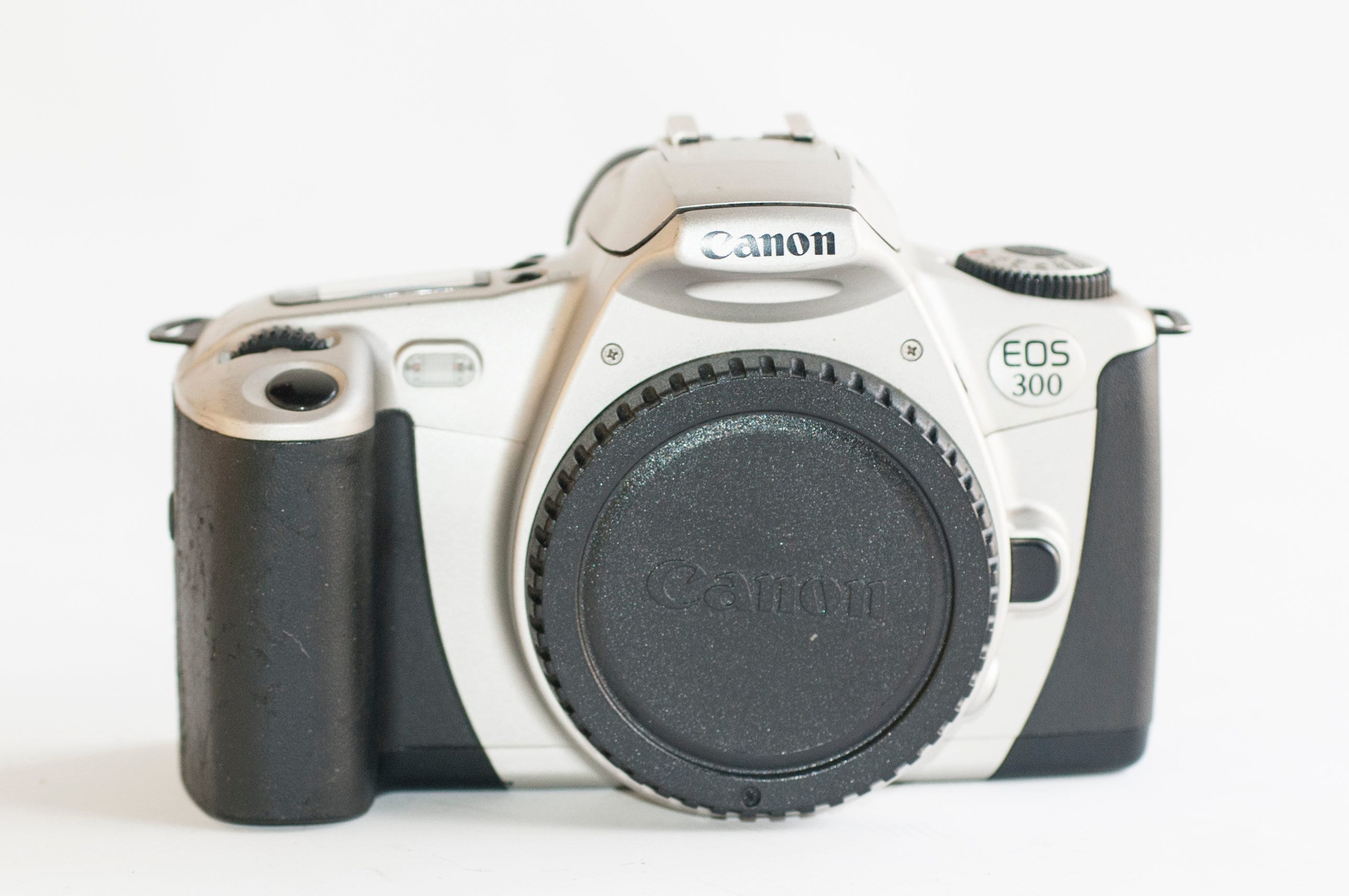 Canon EOS 300 film camera.