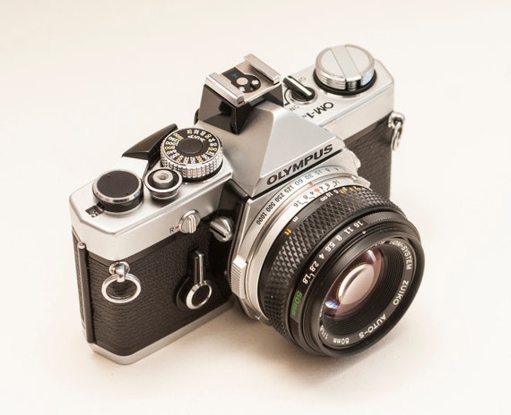 Olympus OM 1-n MD With ZUIKO 50 Mm F/1.8 Lens. - Etsy