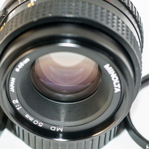 Objectif MINOLTA MD 50 mm f2.