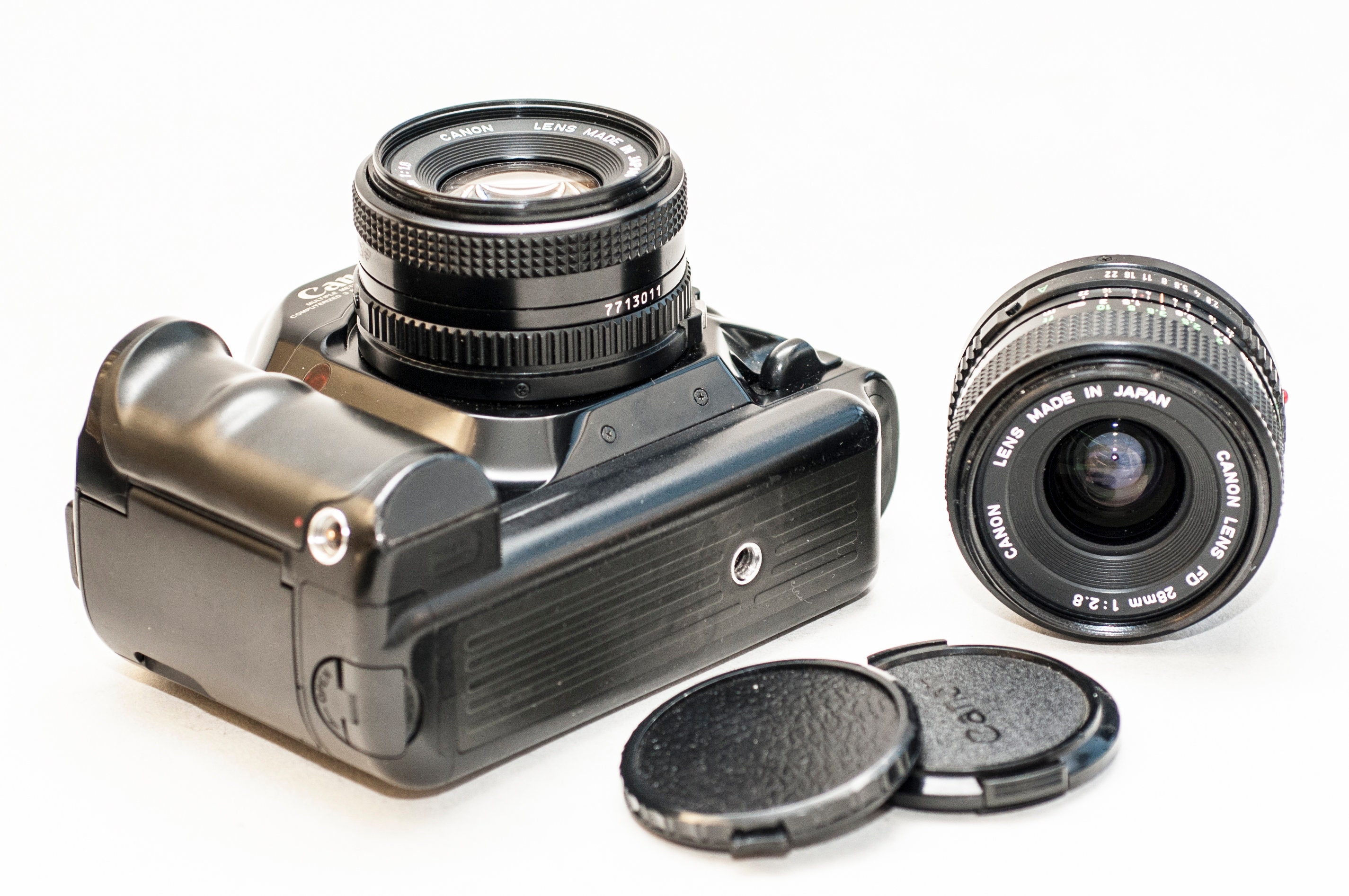 Canon T90 Film Camera With Two Canon FD Lenses 50 Mm F1.8 and - Etsy