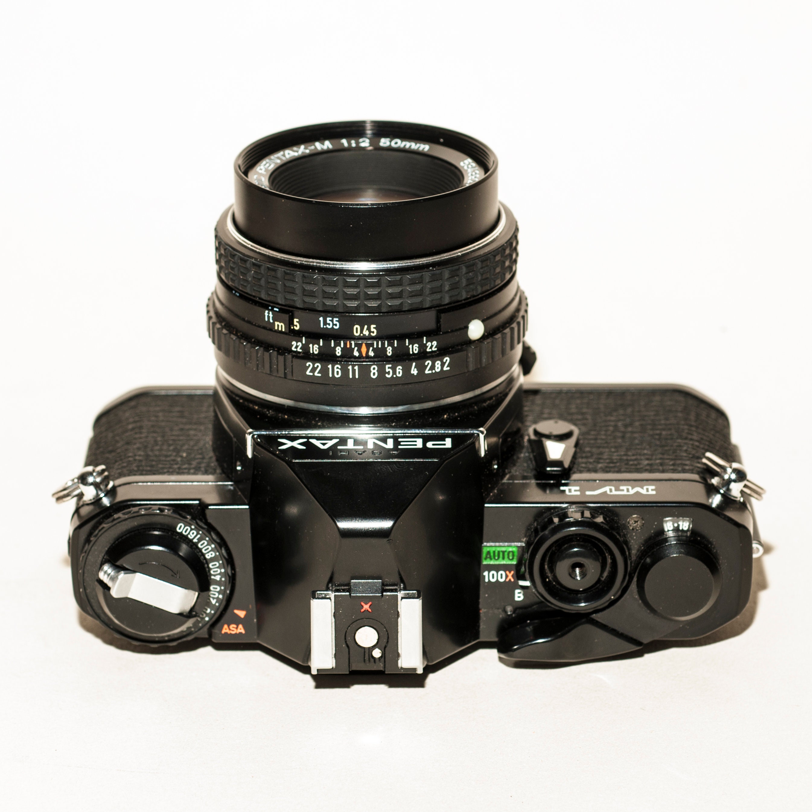 ペンタックスMV1 & SMC PENTAX-M 50mm F/2 ペンタックスMV1 + SMC 50mm f2＃427＃135フィルムカメラ - ショップ