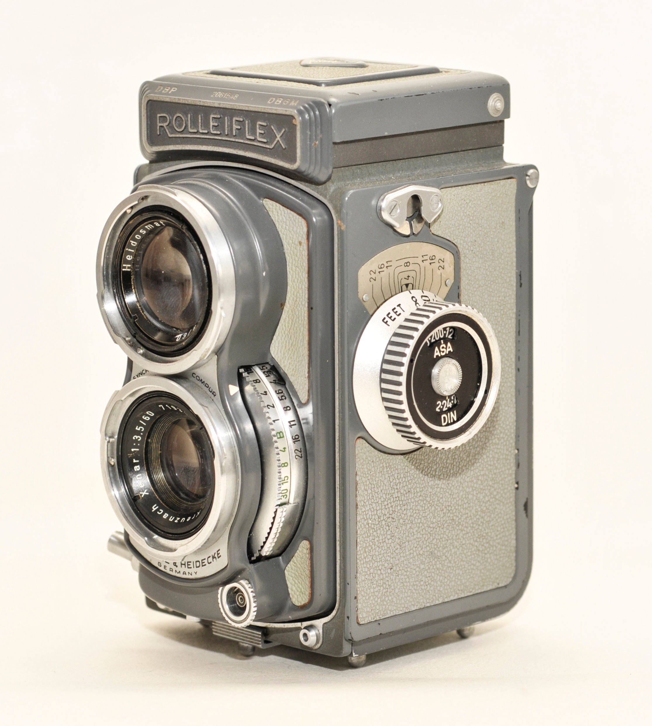 Rolleiflex 4x4 Baby Grey - This is 127 Mm Film Camera NO 120