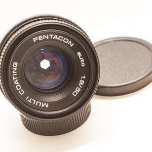 M42 screw lens PENTACON auto  50 mm f/1.8 - EXCELLENT.