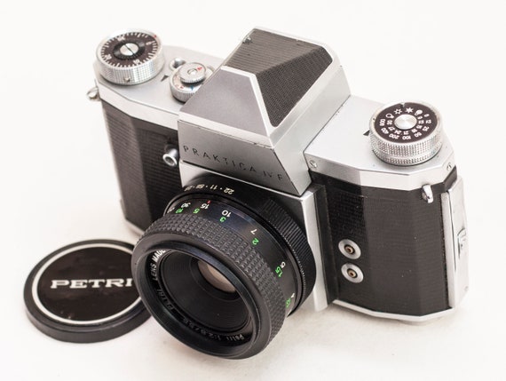 Vintage Praktica IV F Film Camera W/ Petri 55mm F2.8 Lens - Etsy