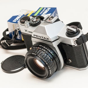 ビンテージ ペンタックス K1000 35 mm フィルム カメラ (50 mm f