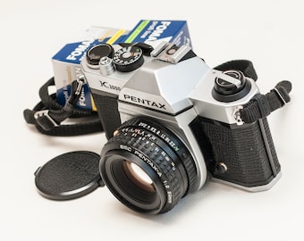 ビンテージ ペンタックス K1000 35 mm フィルム カメラ (50 mm f