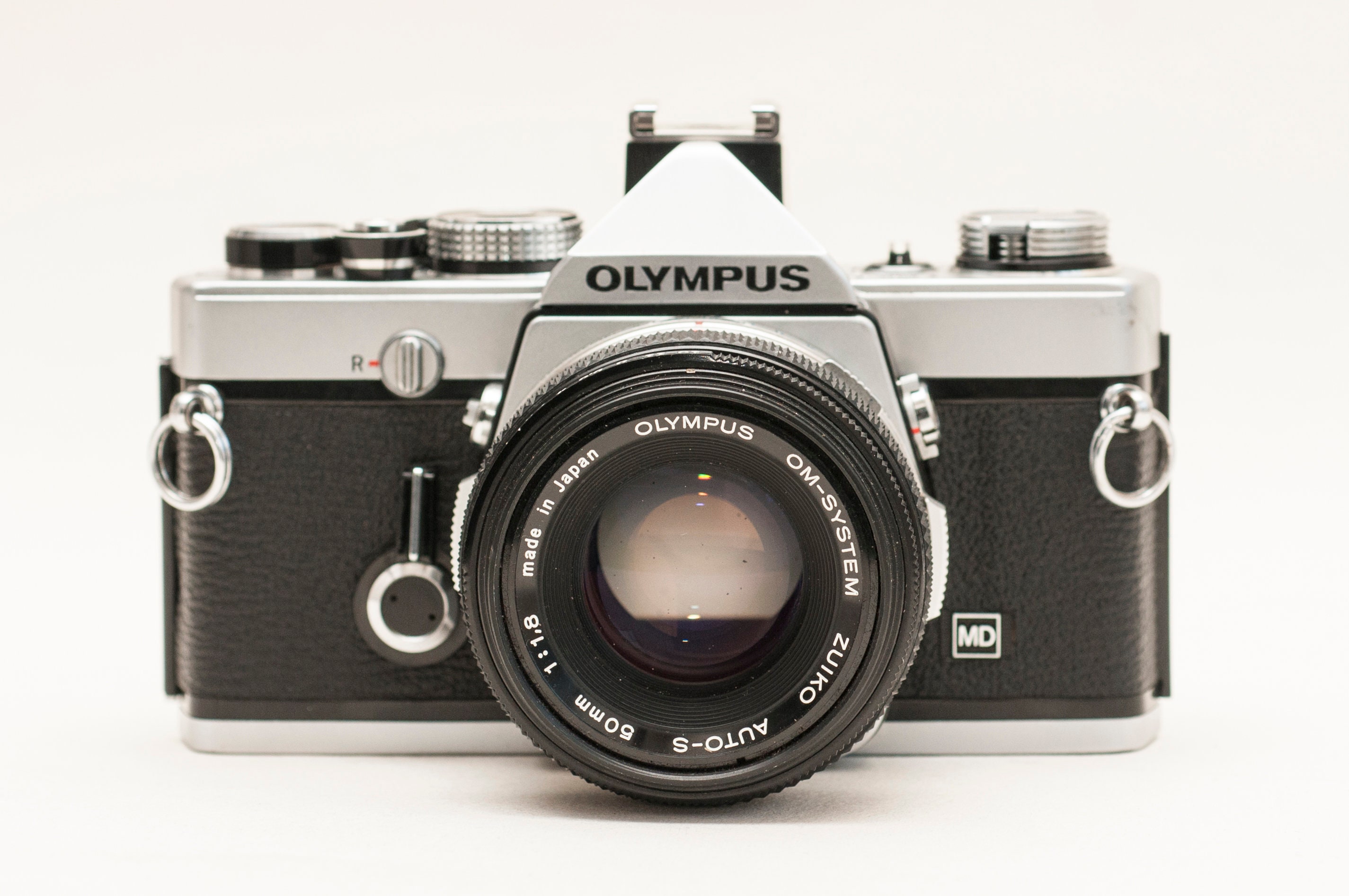 Olympus OM 1-n MD With ZUIKO 50 Mm F/1.8 Lens. - Etsy