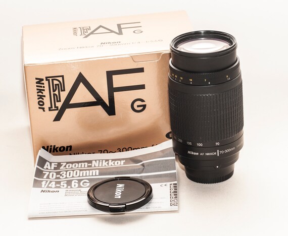 Nikon AF NIKKOR Zoom Lens 70-300 Mm F/4-5.6 G New Like in - Etsy