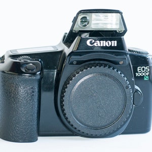 Canon EOS 1000N film camera.