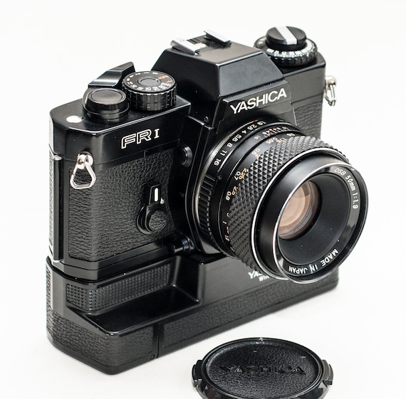 YASHICA FR-1 Film Camera - BLACK - With 50 Mm F/1.9 Lens and