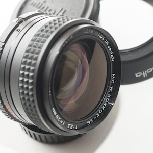 Minolta MD wide angle lens MC ROKKOR 28 mm f/3.5 - near mint.