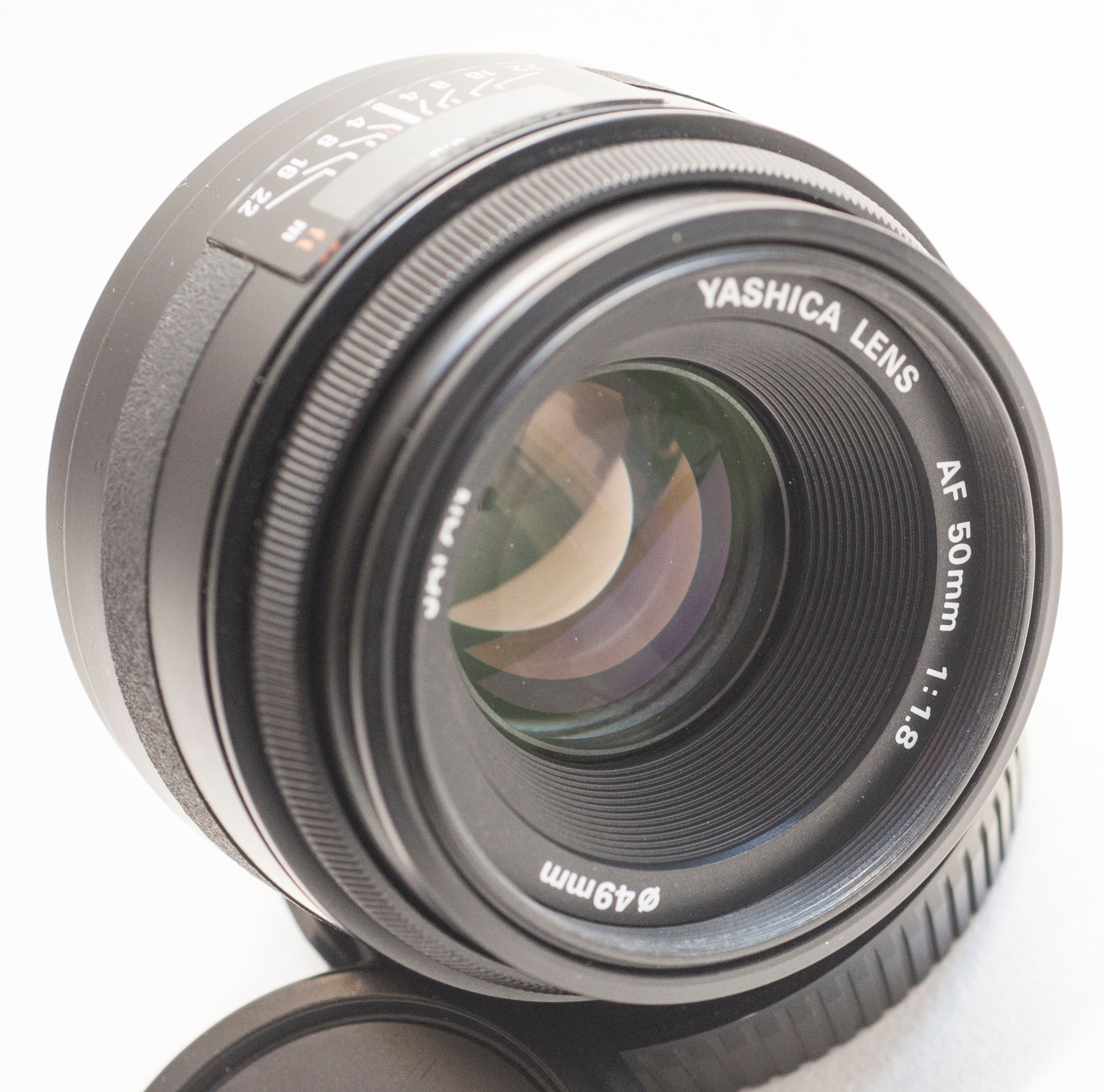 Yashica 50mm F/1.8 AF Lens, Clean Portrait Lens, With Caps - Etsy