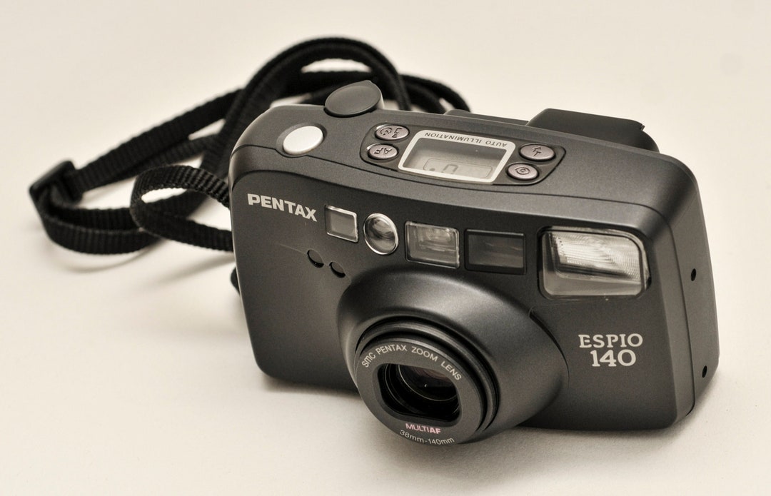 ペンタックス エスピオ 140：ブラック 35mm ポイントシュートフィルム