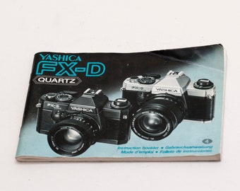 YASHICA FX-D QUARTZ フィルムカメラ ユーザーマニュアル
