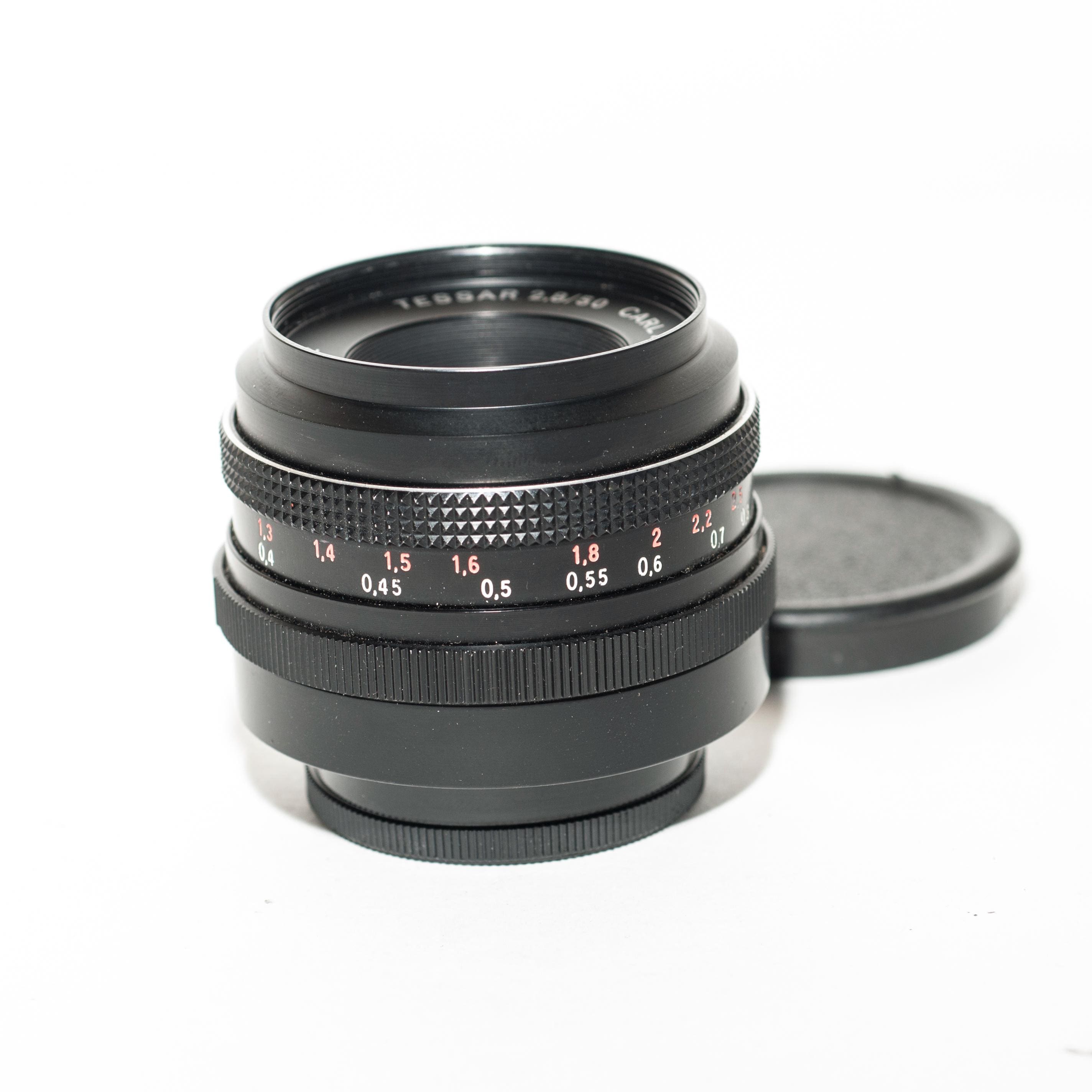 Carl Zeiss Jena TESSAR 50 Mm F2.8 Lens. - Etsy